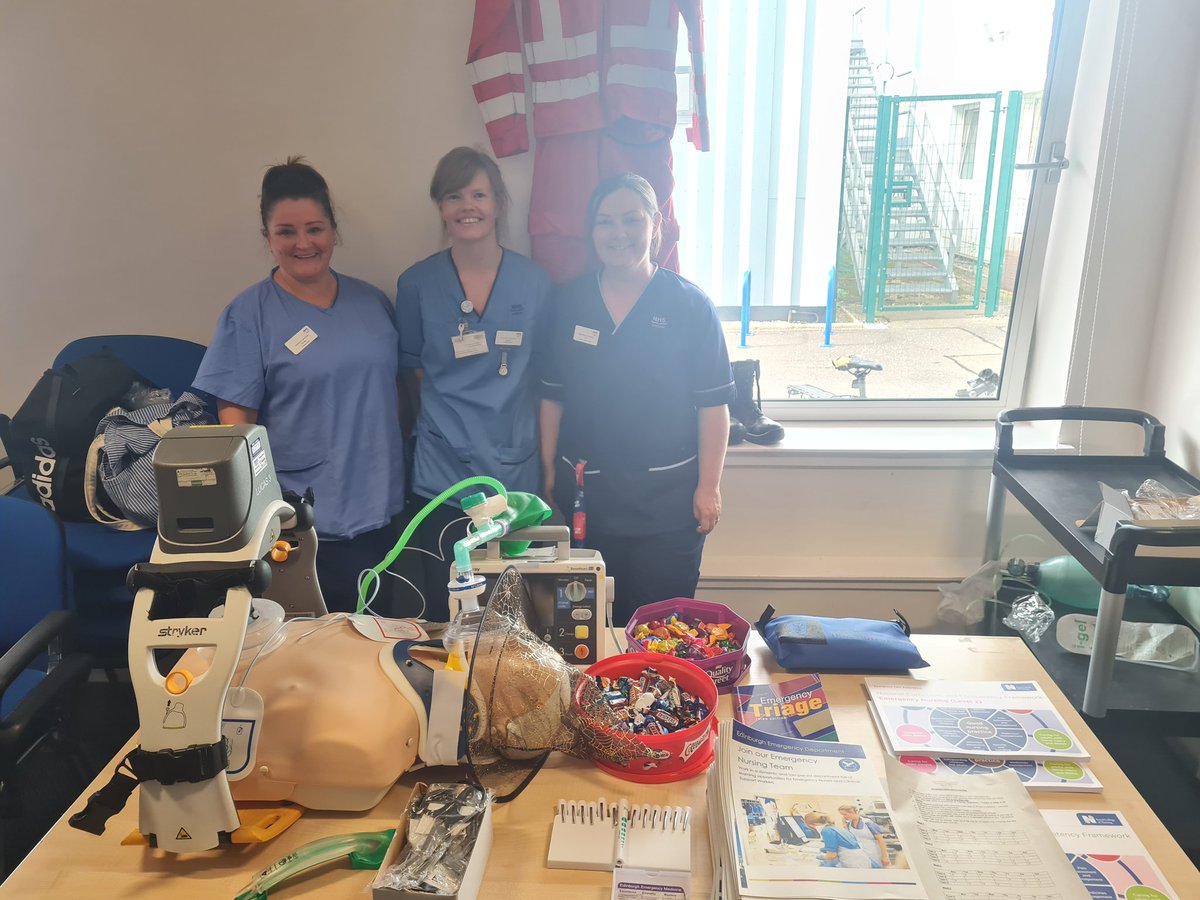 Come along and see us in at the RIE recruitment fair! Look forward to seeing you all! <a href="/EdinburghEM/">Edinburgh EM</a> <a href="/MiddyRay/">Ray Middlemiss</a> @SarahArch3 <a href="/NHS_Lothian/">NHS Lothian</a>