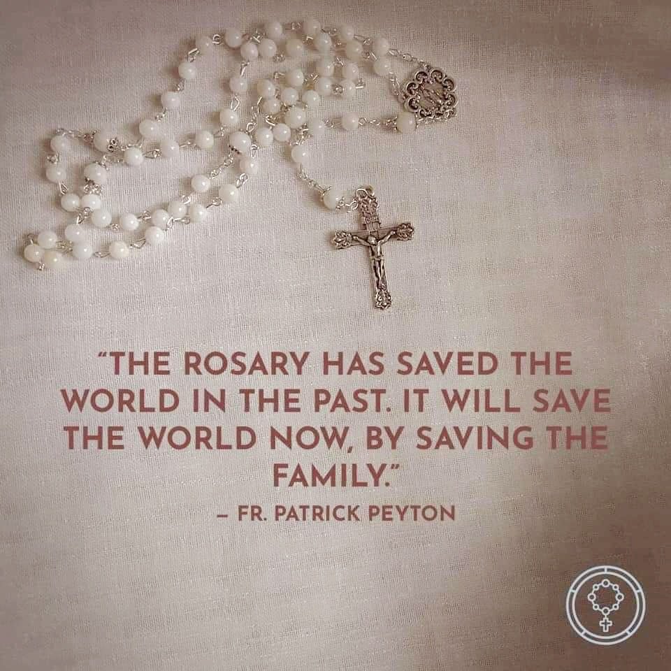 Remember to pray your Rosary today 🌹