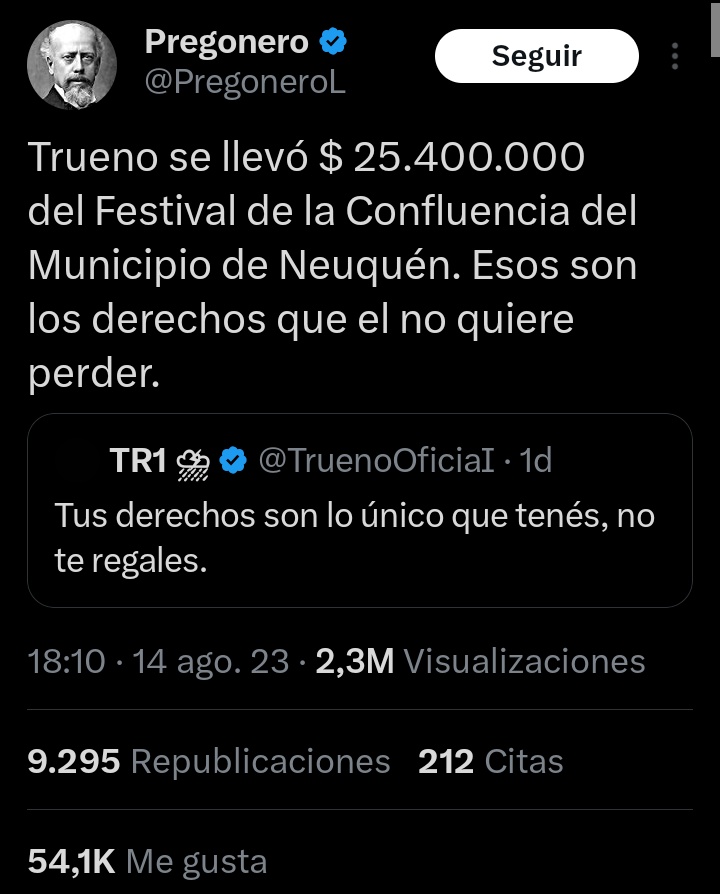 JavitoG_Ok's tweet photo. Trueno, VOS TAMBIEN LA PUTA QUE TE PARIÓ! https://t.co/ArrzUsVv6N