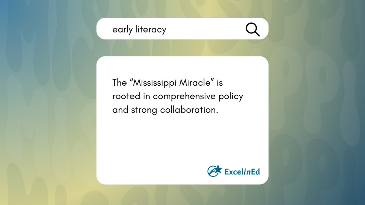 ExcelinEd's tweet photo. Learn how all stakeholders in Mississippi embraced the #LBPA and began to work with state education leaders and teachers to effectively implement the act. https://t.co/jV209KHFpD
@PhilBryantMS @MissDeptEd @kymyona_burk @_CaseyTaylor @Sonyayates #EarlyLiteracy https://t.co/5W1y8GyVrg