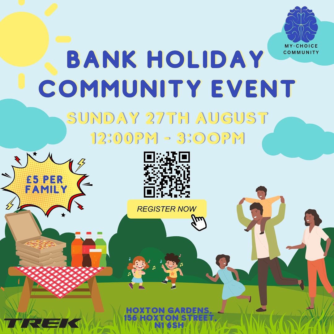 MyChoiceOrg's tweet image. Save the date and get ready to have some summer fun.

Link in bio to register. #hackney #summerfun #community