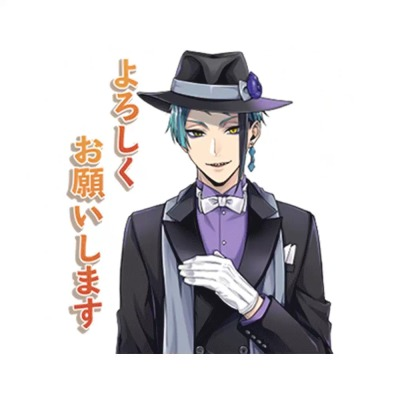 octavinellebot's tweet image. (🐬) jade leech line stickers