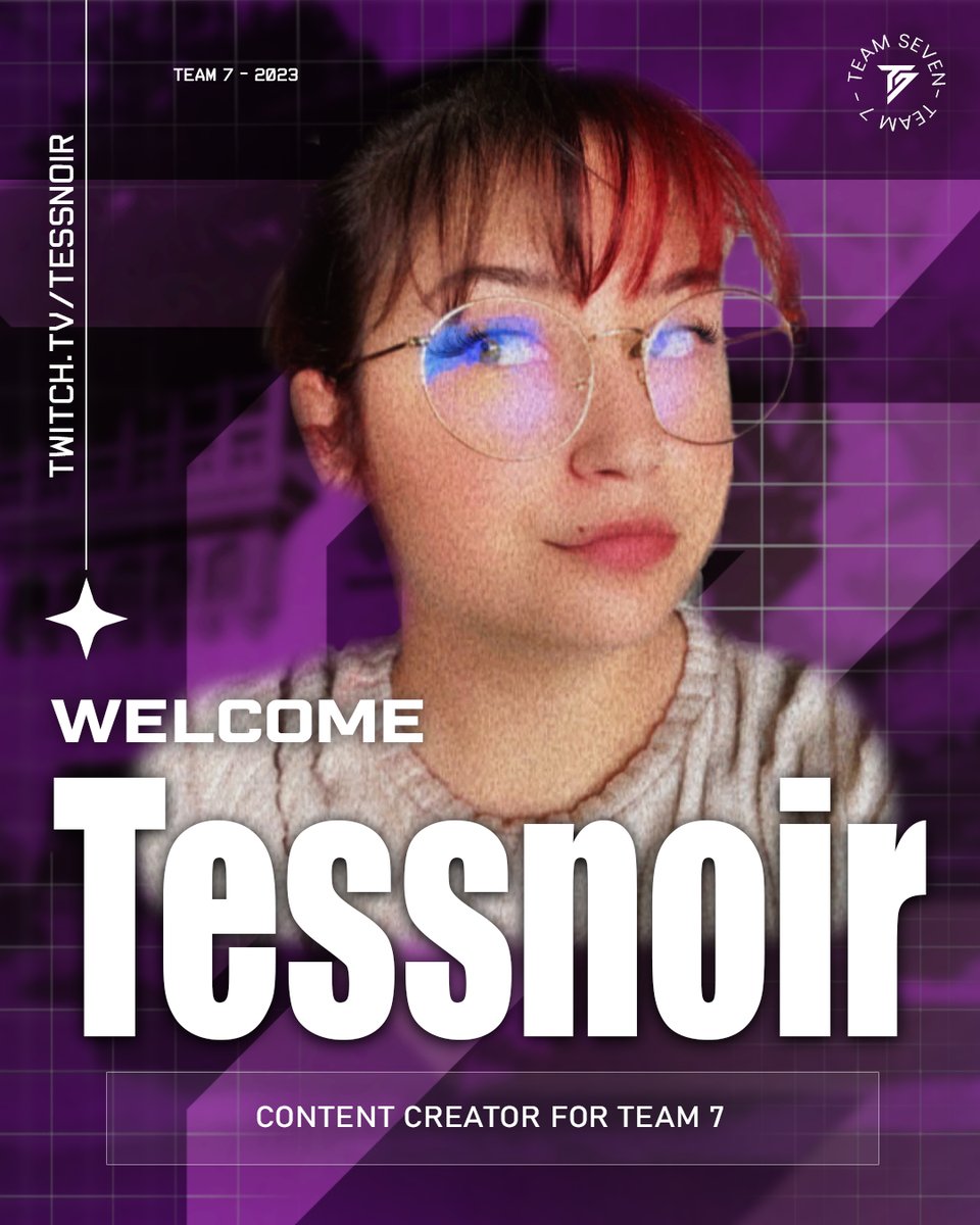 Welcome our NEW Content Creator @TessNoirArt 🧑‍🎨

Tess7 joined uns als nächster CC und auch als T7 erste Künstlerin (+ Cheerleaderin 💃)