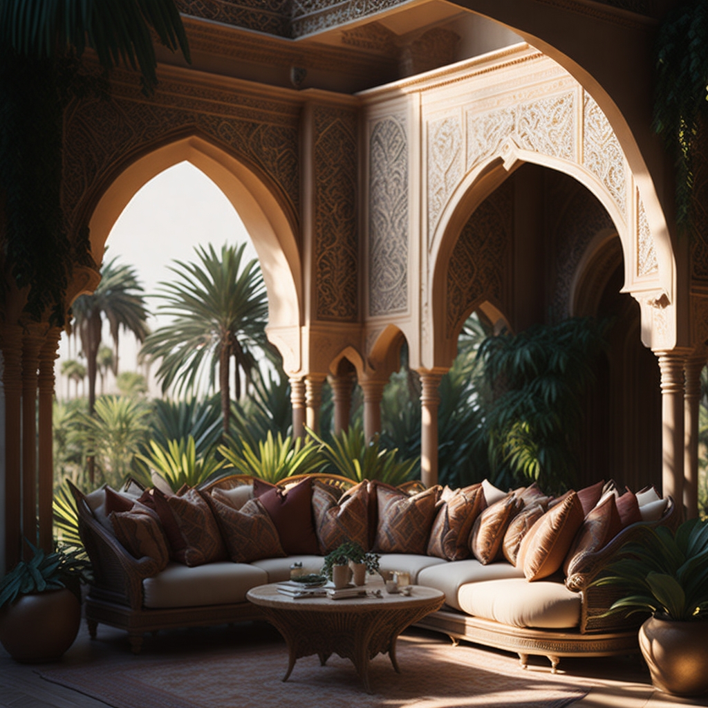 aneesRehmanPak's tweet photo. #Morrish #Architecture is one of the most #eyecatching #architecture. #Andaulica and #alhambra based #showerroom and #livinglounge for the #comfert and #lavish #lovers. #midjourney #leonardoai #SDXL1 #GenerativeAI https://t.co/160i3r1RQH