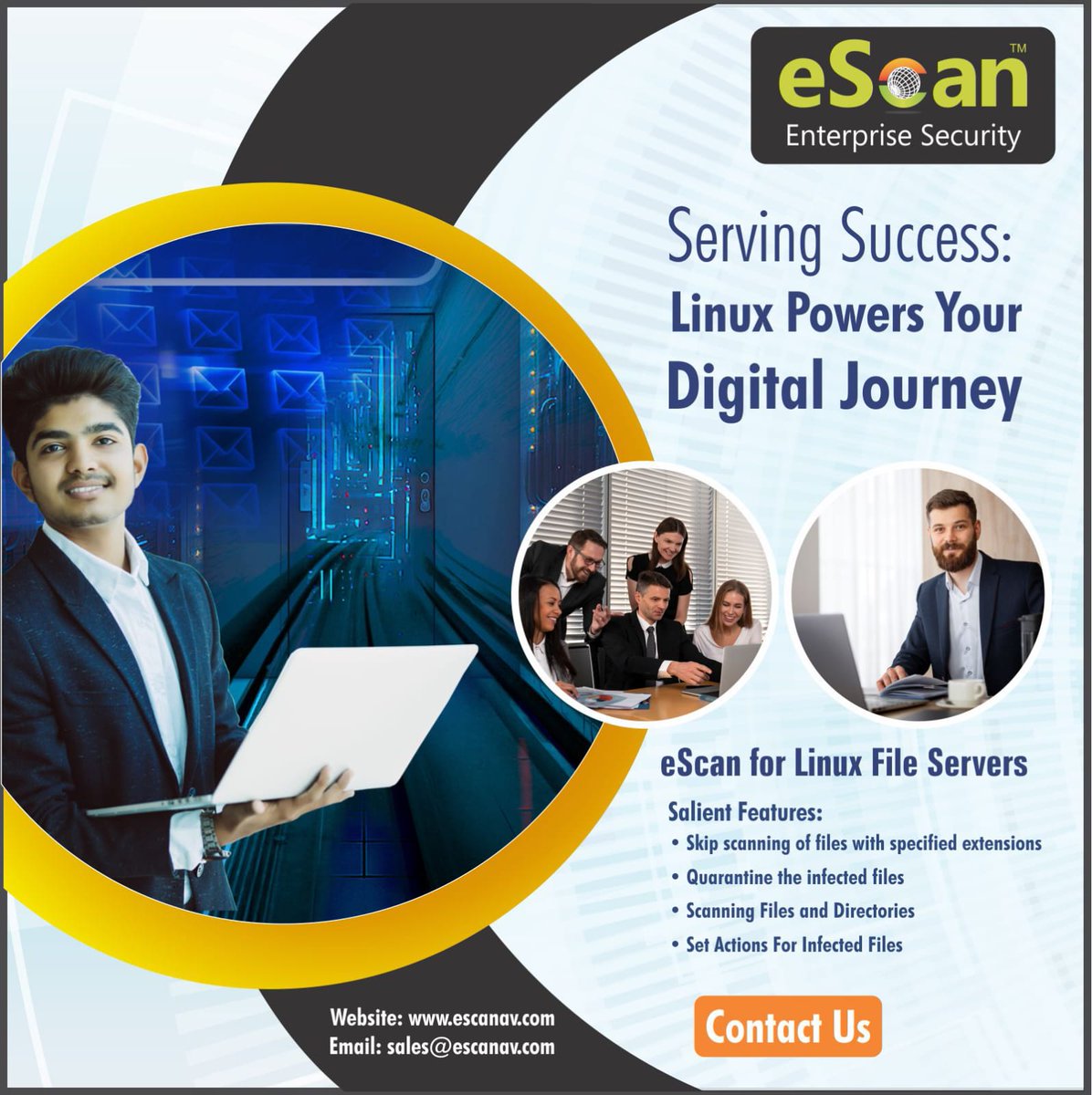 CipdConsult's tweet image. Serving Success: Linux powers your digital journey. Talk to us on securing your Linux File Servers.

#eScanAntivirus
#eScanGhana
#CIPDGhana
#CyberSecurityAwareness