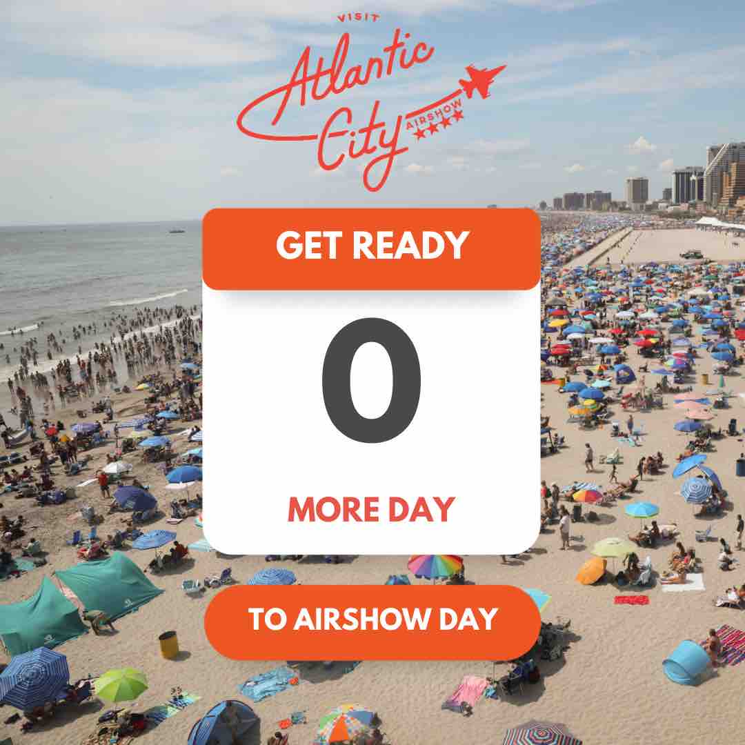 Today’s the day! ✈️ Expected start time is 11:30 AM. Please note that performers and performance times are subject to change. For parking, transportation, and more information please visit AtlanticCityAirshow.com. See you at the show 🤩 #ACAirshow #ACAirshow2023