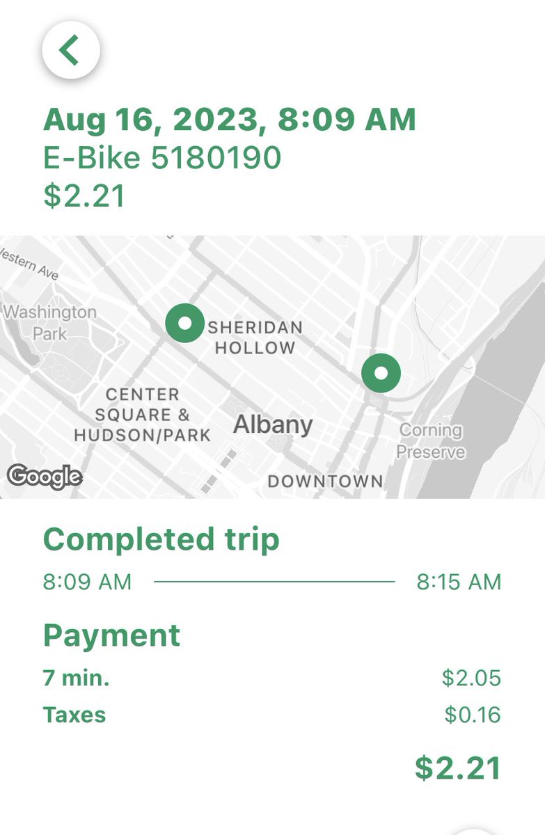 CDPHP cycle is a huge disappointment this year. Only e-bikes, which cost 10x the old price and slow you down going downhill. I used to pay 25 or 30 cents  to get down the bill in the morning. Now it’s a lot more