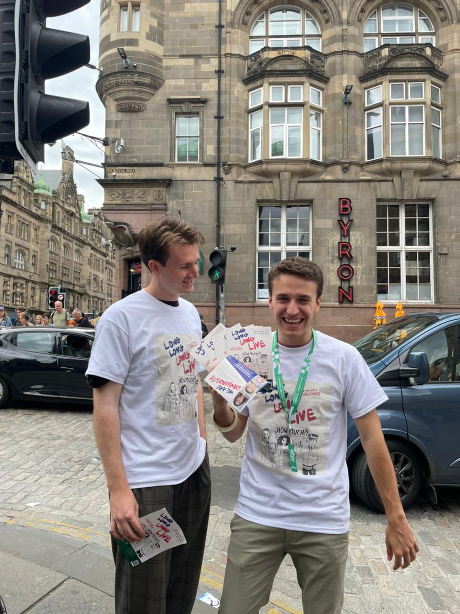 SHOW STARTS IN 20 MINS! 🎉

Greenside Infirmary st - 2 for 1 tickets at the venue! 

See ya there 👍 #fillyerboots