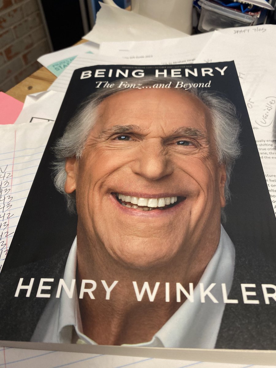 What’s the only thing cooler than The Fonz? 
Henry Winkler himself!

👍👍👍👍 for this sweet, vulnerable and oh-so-real memoir from <a href="/hwinkler4real/">Henry Winkler</a> coming in Oct.

I’m swooning like my 12 year old self❤️❤️