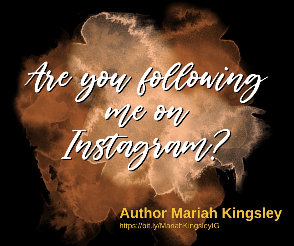 ༶•┈👑 #INSTAGRAM  👑┈•༶  

Are you on Instagram? Make sure to follow me at:

bit.ly/MariahKingsley…

#followme #followforfollow #instagram #bookstagram #readersofinstagram #authorsofinstagram #mariahkingsley
