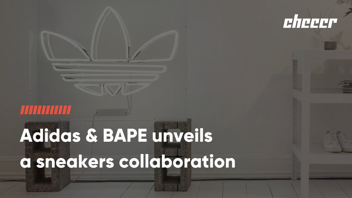 cheeer_official's tweet photo. Adidas Originals &amp; BAPE join forces for sneakers collab. Limited 100 Ethereum NFTs will be auctioned for 72hrs, and winners will be able to redeem these NFTs for physical sneakers.💎 

Read more: https://t.co/aRmTJgycec

#AdidasxBAPE #NFT @adidasoriginals https://t.co/5bEXLO9uI8