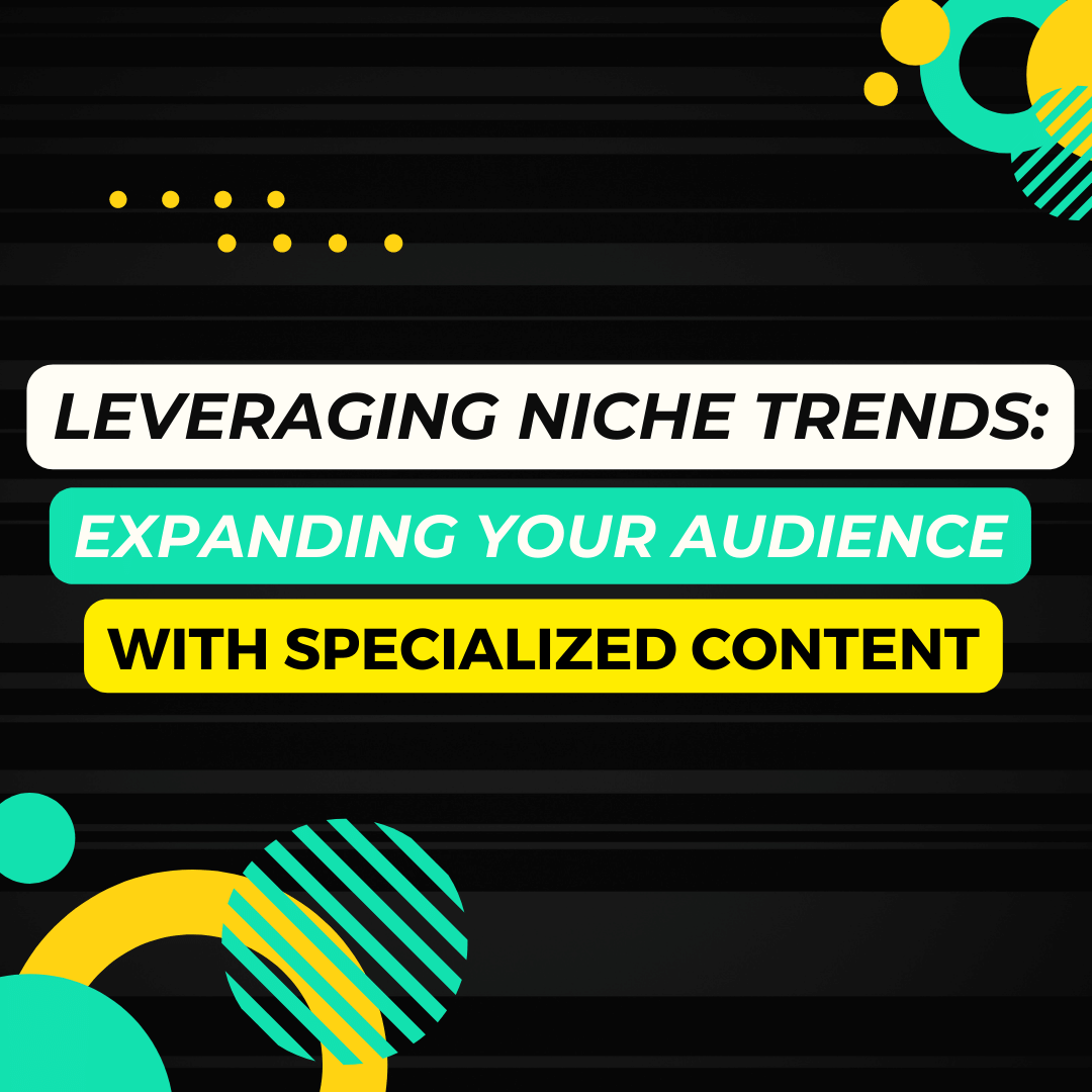 Leveraging Niche Trends: Expanding Your Audience with Specialized Content
Read the full article on the site. Link in your profile!!!
#NicheTrends #SpecializedContent #AudienceExpansion #NicheCommunity #ContentStrategy #Engagement #Authenticity #InfluencerCollaboration