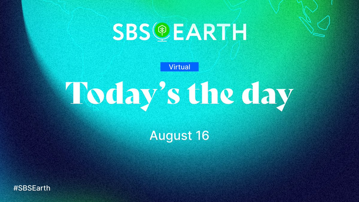 EarthCommons's tweet photo. 🎉 Today's the day: #SBSEarth

There are two ways to join in: 
🌿 Watch talks LIVE with us starting at 10am EST 
🌿 Catch recorded talks any time of day with experts across the world

See you there! https://t.co/QEPX5zjvEH