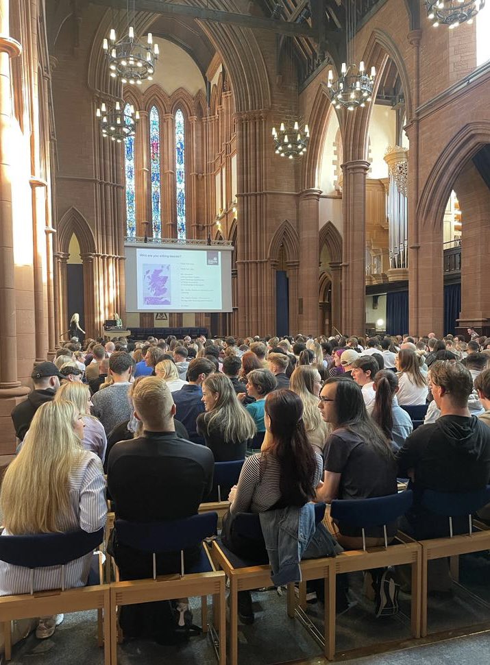 StrathEDU's tweet photo. Today we welcomed our #StrathPGDE Primary, Secondary and Degrees with Secondary Teaching Qualifications to the first of our Induction days. 

Welcome everyone! We hope you enjoy the next few days. Our tutor team are looking forward to meeting you all. #proudtutors #StrathLife https://t.co/1vOy3bWPfN