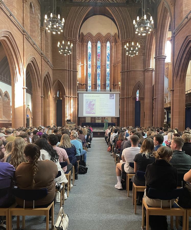StrathEDU's tweet photo. Today we welcomed our #StrathPGDE Primary, Secondary and Degrees with Secondary Teaching Qualifications to the first of our Induction days. 

Welcome everyone! We hope you enjoy the next few days. Our tutor team are looking forward to meeting you all. #proudtutors #StrathLife https://t.co/1vOy3bWPfN