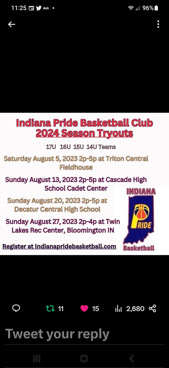 Tryout #3 is this Sunday for @InPride17UDuke @InPrideAttack @InPrideBba1909 @InPrideBba7721 @InPrideBBClub @inpridexplosion @INPrideXtreme #SpotsAreFillingUp #GreatSchedule @SelectEventsBB @girls_heartland #ExperiencedCoaches #NoParentCoaches #CheckUsOut