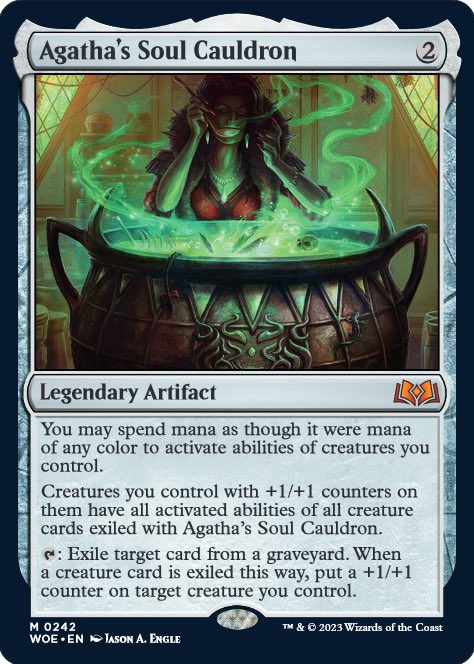 masoneclark's tweet photo. Judge! How does this work with grist? Does it work like I think it does? 

So for example I activate the cauldron and exile grist. Then I can plus 1 any creature with a counter on it to give it a loyalty counter and make a bug? https://t.co/g4wjl7WOAR