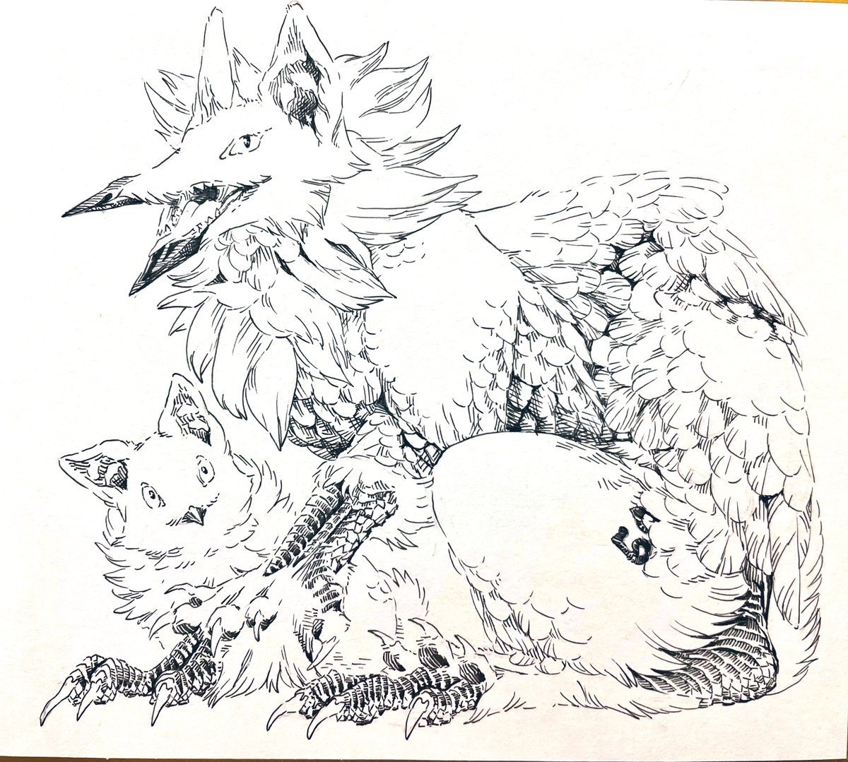 キツネ鳥のキメラ 