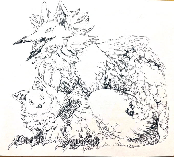 キツネ鳥のキメラ 