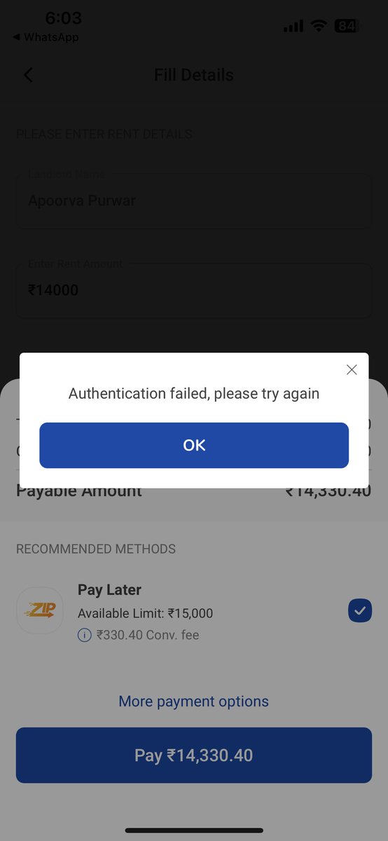 here_is_sid's tweet photo. @MobiKwikSWAT getting this after clicking on continue https://t.co/Pv9aOrINKm