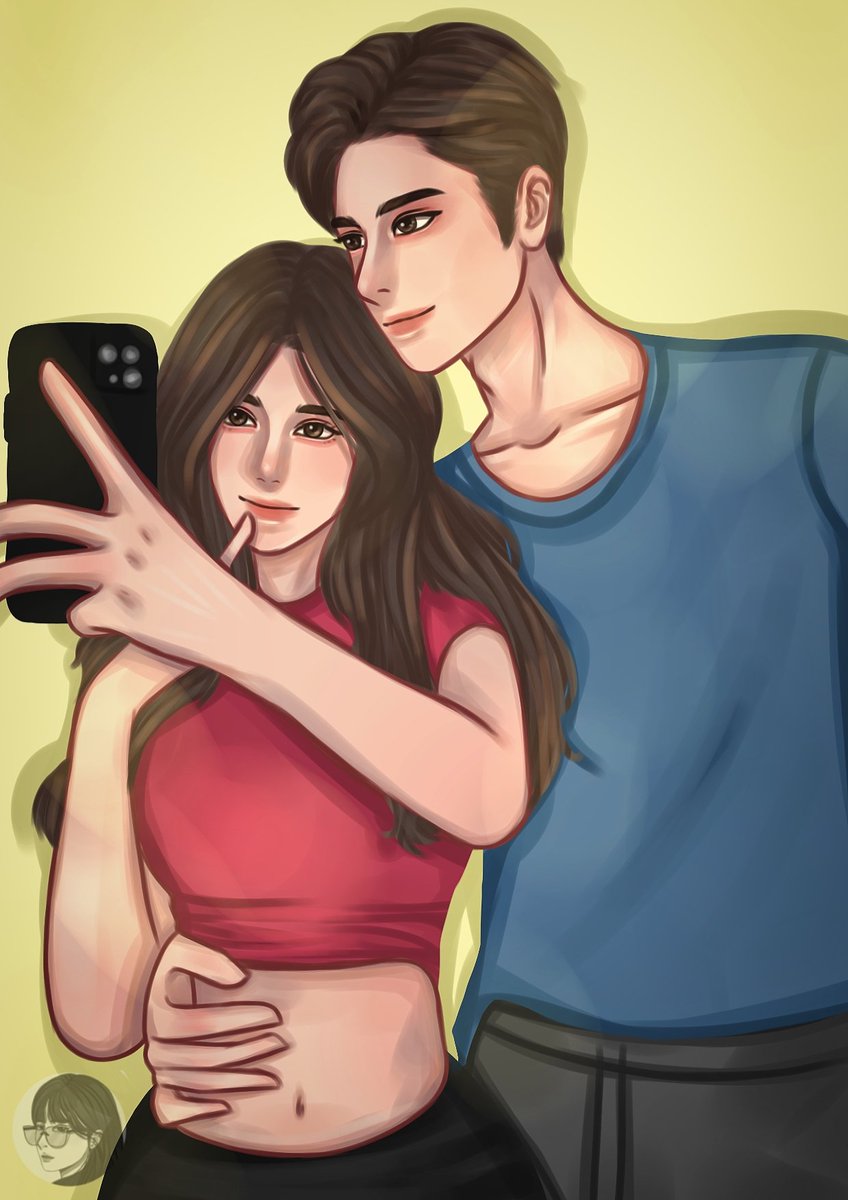 elizydraws's tweet photo. yesha and mark💞 @inksteadywp #DOS #dosageofserotonin https://t.co/Vlwj1c9RTa