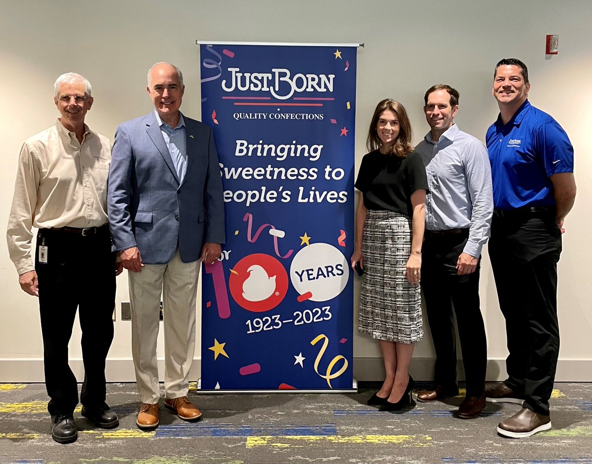 A big shoutout and heartfelt thanks to U.S. Senator Bob Casey for taking the time to stop by and for your support of sugar reform in the upcoming farm bill. Your commitment to positive change in our agricultural policies truly stands out!