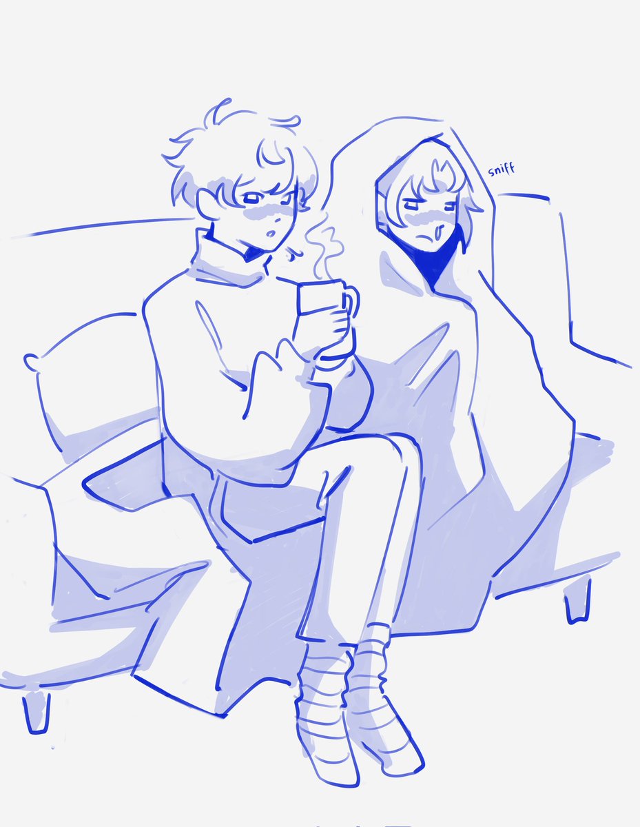 day 4 -sickday

they both got sick bc theyre SILLY

#izuleo #izloweek2023