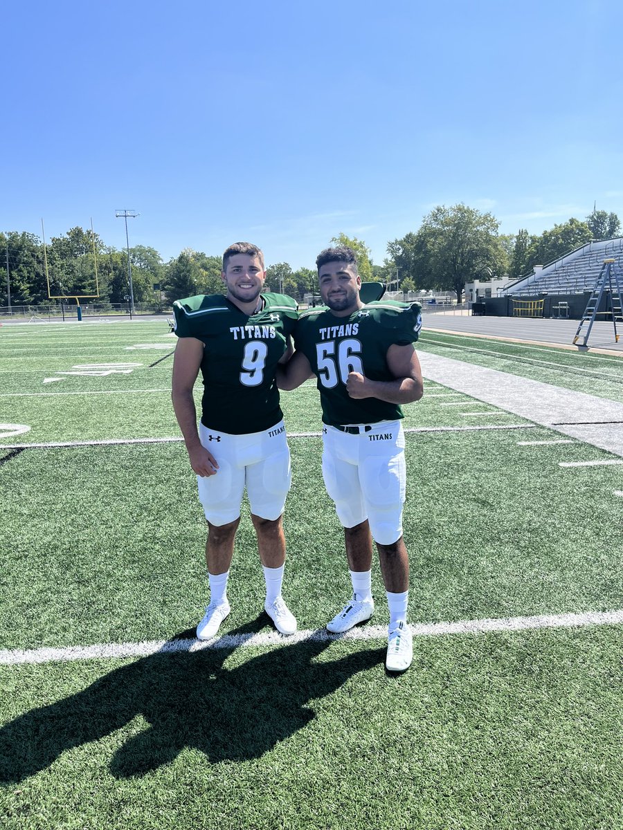 @lemont_football boys looking fresh at @IWUTitanFball. Best of luck @momo_khalil12 and @joey_demaio on the season. LFG!!!!!! @williehayes47