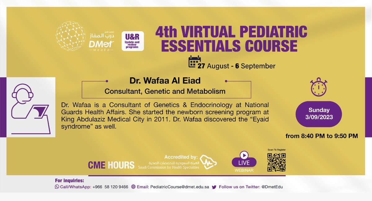 <a href="/jqanatish/">د.جبران القناطيش/ Jubran Alqanatish</a> <a href="/KhaledAlSager/">Khaled</a> <a href="/abduarhman1/">عبدالرحمن المطيري</a> <a href="/aljuraibah/">Dr. Fahad Aljuraibah</a> <a href="/alsalehi_saleh/">Saleh Alsalehi</a> <a href="/aaamalrasheed1/">aaamalrasheed</a> Meet our distinguished speakers on  03/09/2023 ✨
 
#أطفال 
 #كورس
 #Pediatrics
 #Pediatric_Course
 #تخصص_طب_الأطفال