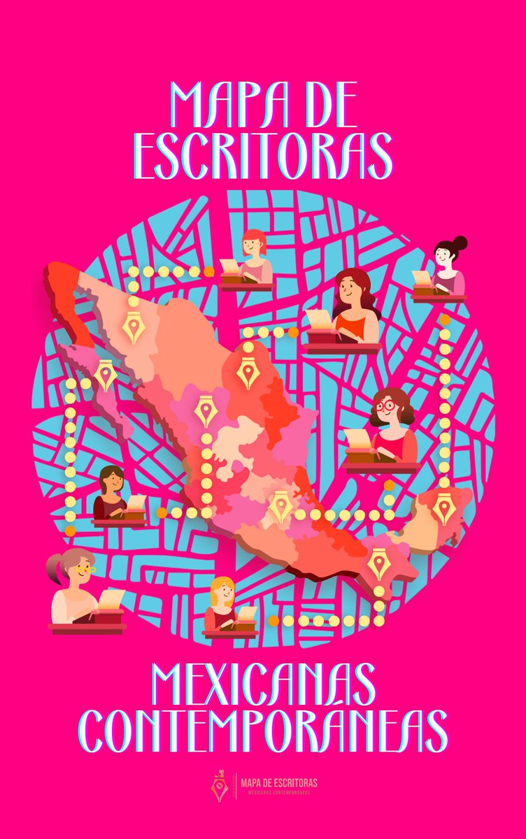 Mapa de escritoras mexicanas contemporáneas tweet media