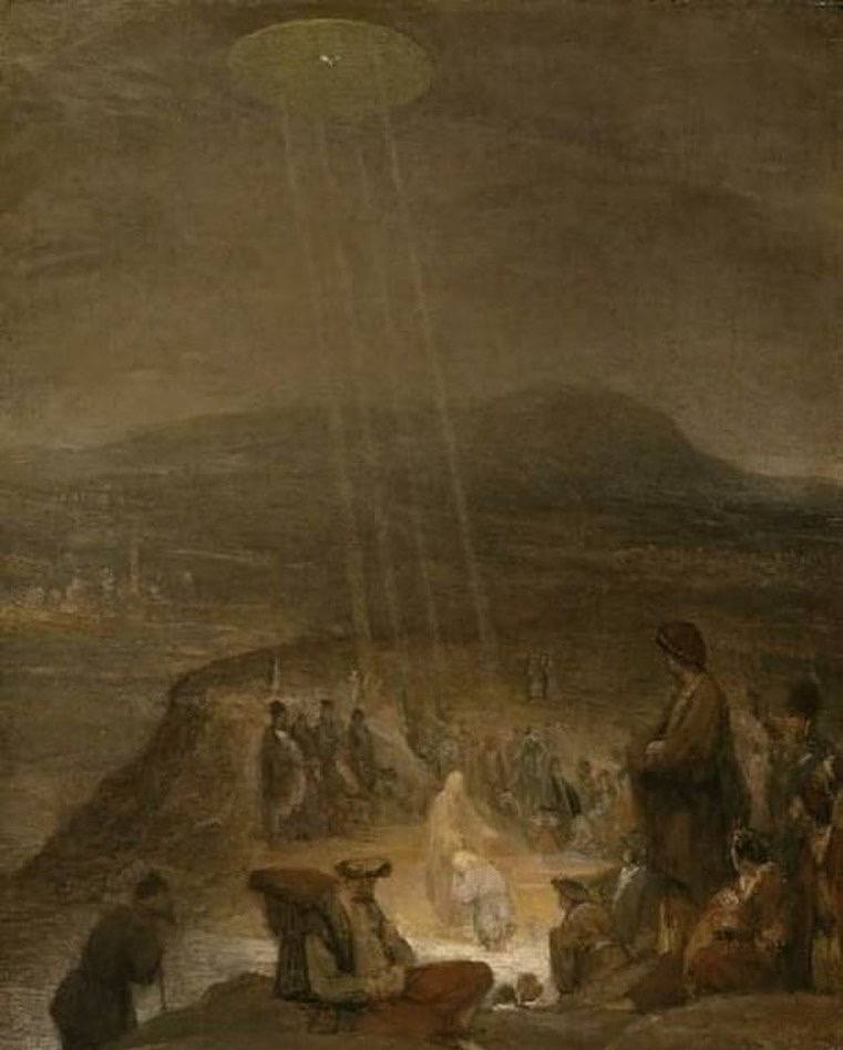 🛸 La pintura 'Bautismo de Cristo' 1710