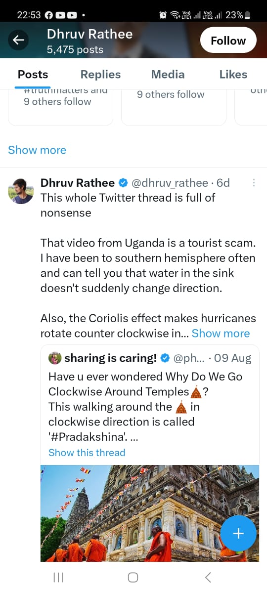physiomayuri03's tweet image. Someone as influential as u (1.6 M followers on twitter) taking time to quote the tweet of someone as insignificant as me is highly appreciated. Thank u 🙏@dhruv_rathee

Sorry I did not know much about you (how ignorant I am, true!) but when I went through all the (truly