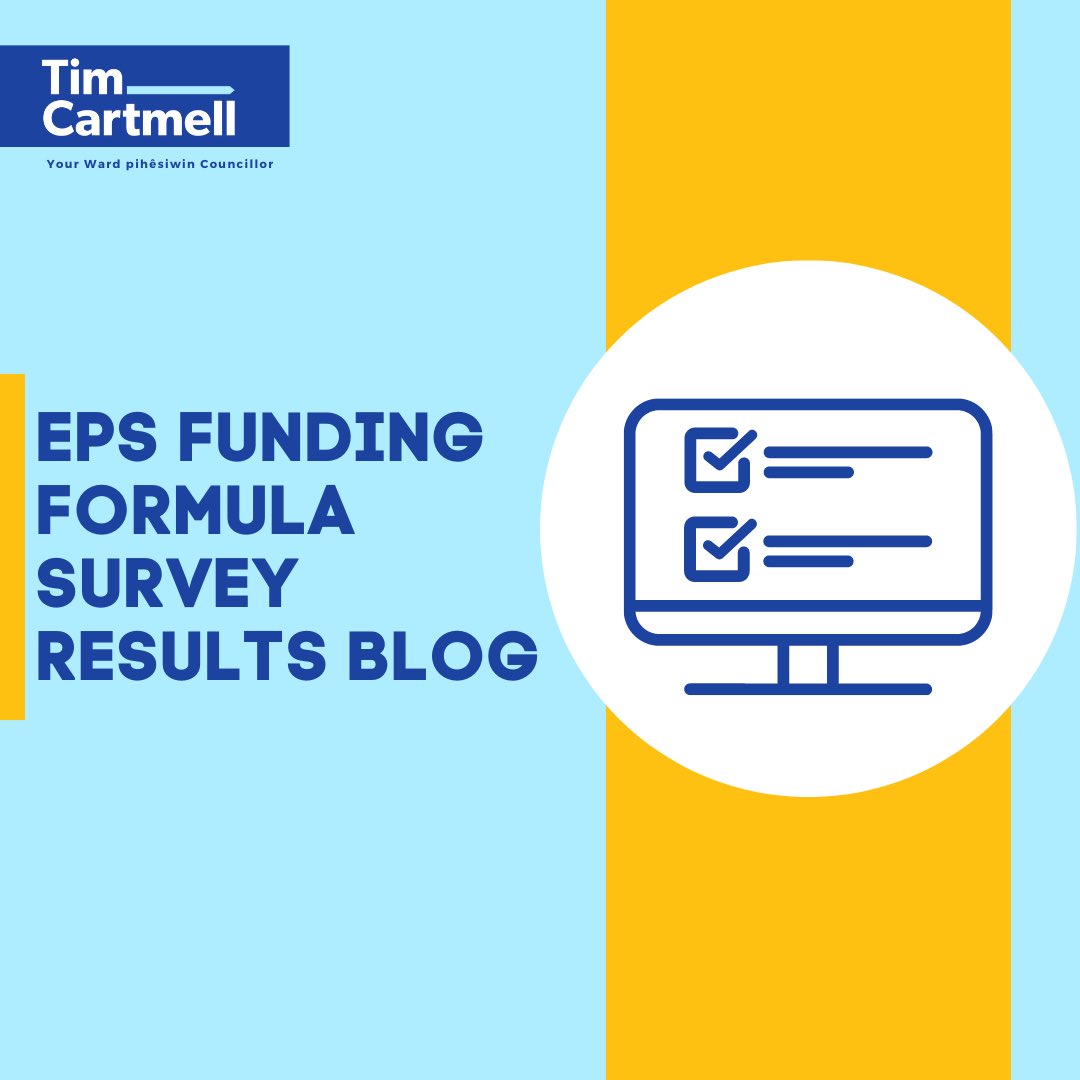 At the start of July, I asked you to participate in my EPS Funding Formula Survey. On August 23rd, City Council will once again discuss the EPS Funding Formula. Thank you to evparticipatederyone who . View the results here: timcartmell.ca/eps_funding_fo… #yeg #yegcc #yegpolice