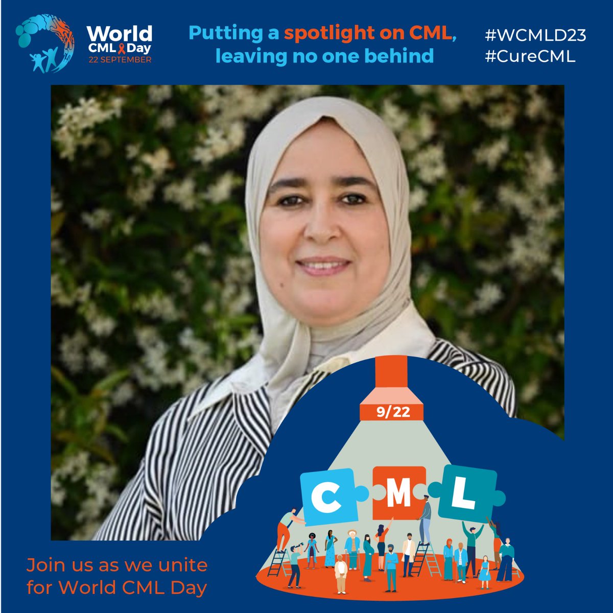 September 22 is the Word CML Day. Join the global community to raise CML awareness.
<a href="/cmlne/">Christina Lane</a>
lnkd.in/expZ9XzS
 #WorldCMLDay #CMLAwareness