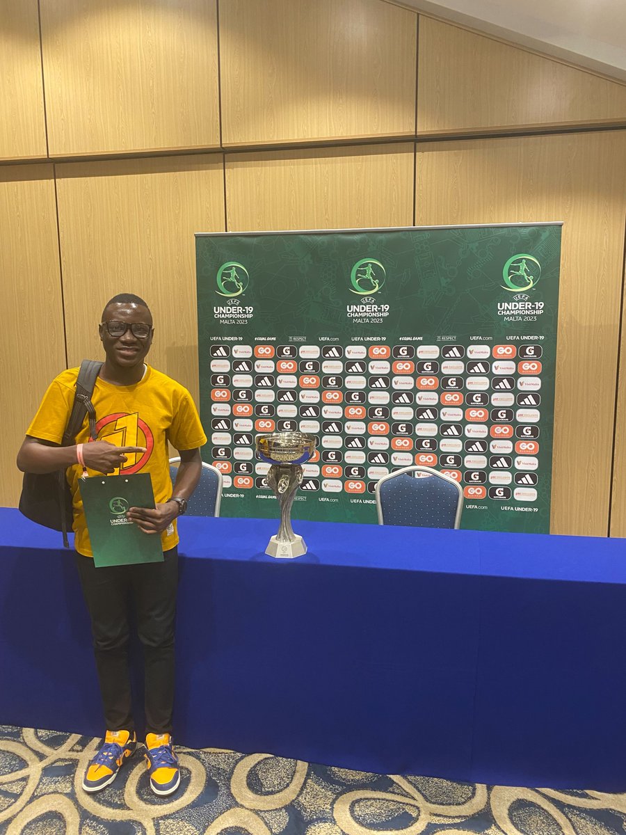 _PulseAfrica's tweet photo. #PulsePeople
Sights from the UEFA U19 Championship in Malta covered by Emmanuel Ayamga, Sports Reporter from @PulseGhana.
Emmanuel was selected for the trip to Malta because he placed 7th in the AISP Sports Media Awards.
#WeArePulse #InsidePulse https://t.co/ps8ISYsmbW