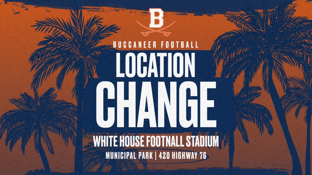 ‼️UPDATE‼️

Friday's game against Station Camp has been moved to the White House Football Stadium, 420 Highway 76.

Gates open at 5:00 PM / Kick off - 7:00 PM

Purchased season passes will be accepted!