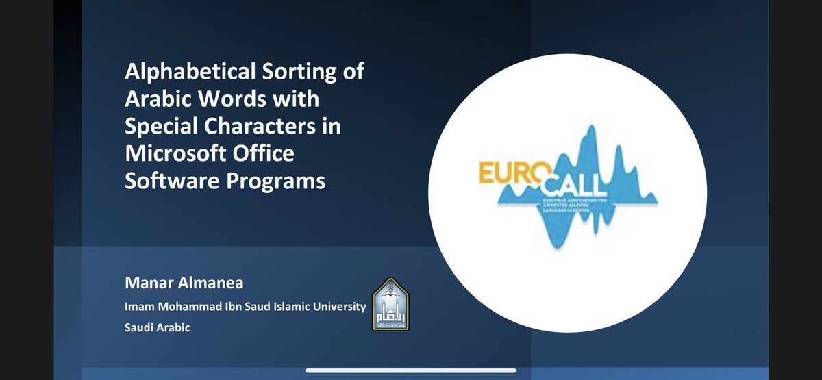 I enjoyed attending & presenting a study at  #Eurocall2023 at the University of Iceland! The theme of this year conference is “CALL for all languages”Hope my talk answered that call :)