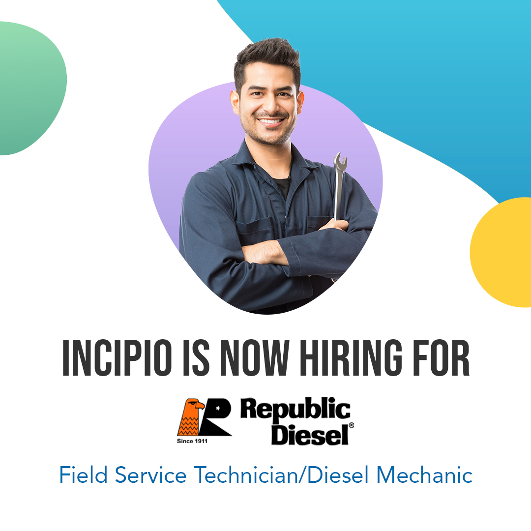 ⭐ CHECK IT OUT: @RepublicDiesel is hiring Field Service Technicians/Diesel Mechanics! ⭐  

Share this with someone who might be a good fit! 🔧 app.unicuspar.com/jobs/republic-…

#LouisvilleJobs #ApplyToday #Mechanic #ServiceTechnician #DieselMechanic #RoadsideAssist