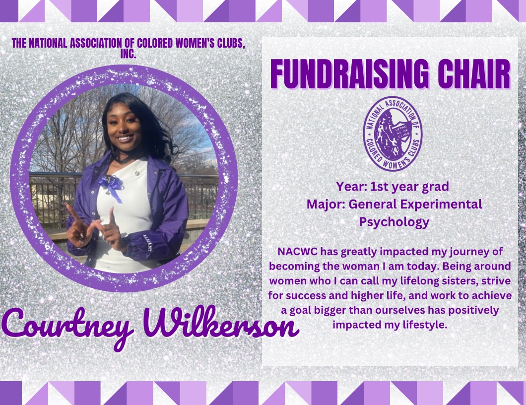 Meet W.O.I’s new Fundraising Chair, Courtney Wilkerson💟