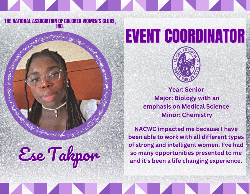 Meet W.O.I’s new Event Coordinator, Ese Takpor💟