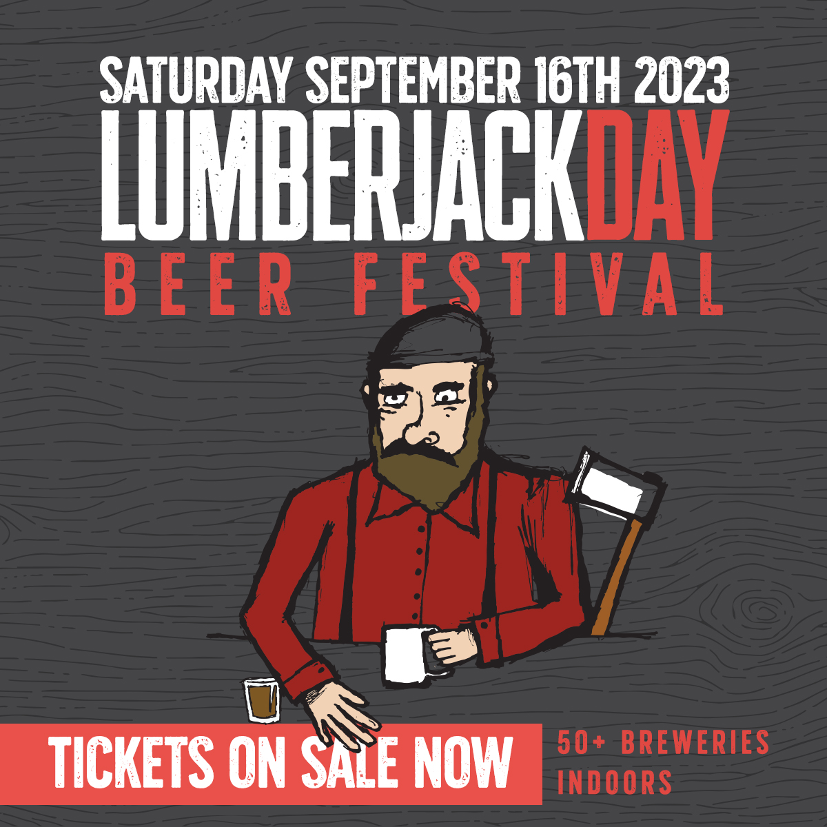 LUMBERJACK DAY returns on Sept 16th!! 🪓🪵🪓🪵🪓🪵🪓🪵🪓🪵🪓🪵🪓🪵🪓🪵 Our indoor beer festival with over 50 of the best breweries from around the world. We promise you one amazing fest unlike any other you’ve ever been to before! Tickets on sale here: eventbrite.com/e/lumberjack-d…