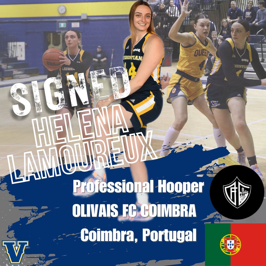 Congratulations to our very own Voyageurs Bailey and Helena who have signed to continue their basketball careers overseas! 🤩🏀 Bailey has signed with @cpnbasket in Porto, Portugal ! 🇵🇹🔥 Helena has signed with @olivaiscoimbra in Coimbra, Portugal! 🇵🇹🔥