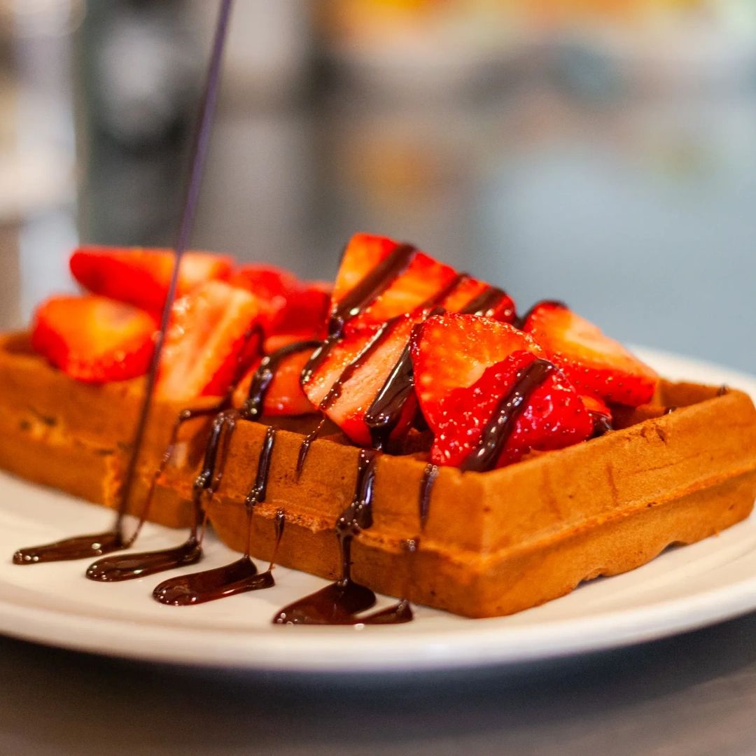 Whether you enjoy our extensive selection of tasty creations or prefer them plain, you can always count on a wonderful waffle when you visit our place. 😋 #MoreThanWaffles