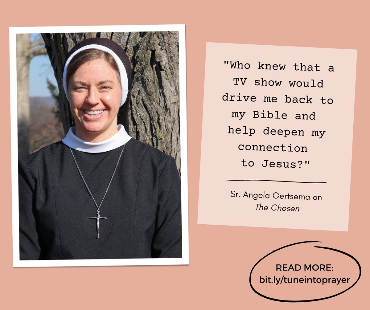 Apostles of the Sacred Heart of Jesus (@ascjus) on Twitter photo Can a TV show help you grow in your relationship with Jesus? In a recent article published in @VisionVocation, Sr. Angela Gertsema explains how watching <a href="/thechosentv/">The Chosen</a> helps to deepen her connection to Jesus through the Scriptures: bit.ly/tuneintoprayer Can a TV show help you grow in your relationship with Jesus? In a recent article published in @VisionVocation, Sr. Angela Gertsema explains how watching <a href="/thechosentv/">The Chosen</a> helps to deepen her connection to Jesus through the Scriptures: bit.ly/tuneintoprayer