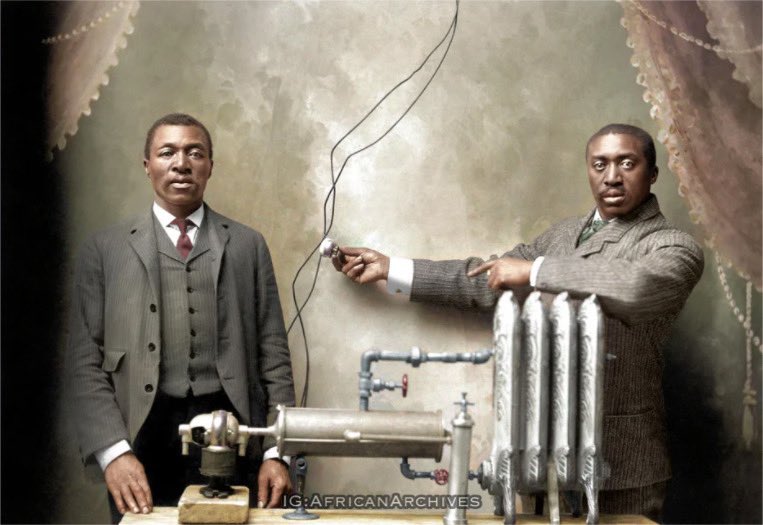 AfricanArchives's tweet image. Charles Baker was a self-taught mechanical engineer who spent the majority of his childhood in slavery.  He developed the first friction heater, which was patented in January 1903.