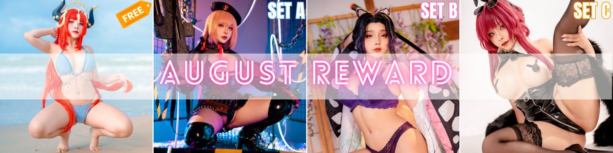 Let's take a look and get 🔗 at my 🅱️ℹ️🅾️
Free set: Nilou Beach Summer Bikini - Genshin Impact
Set A: Rapi - NIKKE: Goddess of Victory
Set B: Shinobu Purple Lingerie - Kimitsu no Yaiba
Set C: Kafka Latex Bunny Suit mommy - Honkai: Star Rail