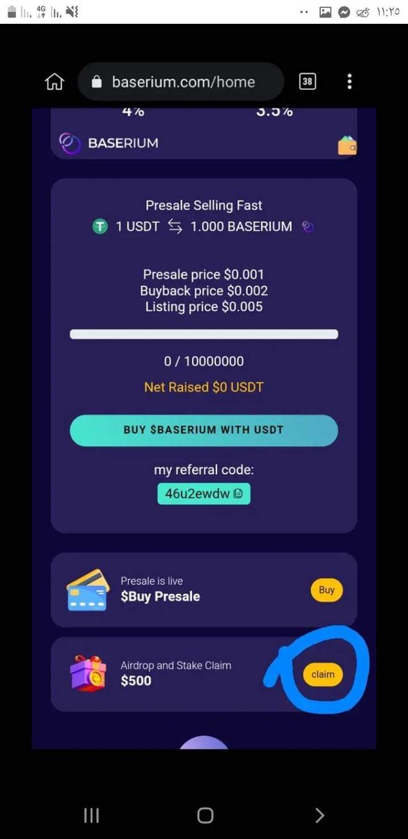 AirdropDao's tweet photo. 🔥🔥Claim 500$ Baserium &amp; Withdraw in your Binance wallet 🔥🔥
https://t.co/fV8juqKncB 

Code invitation: f09760pg

#bitcoin #Binance #cryptocurrency #DeFi #USDT https://t.co/rNpR0wwRtm