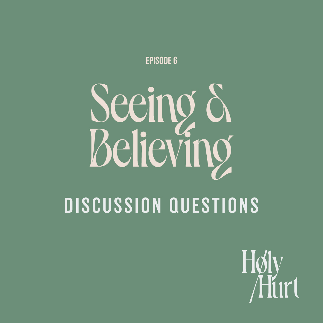 We’ve got some discussion questions to help get the conversation started after listening to episode six of the #HolyHurtPodcast by @hillarylmcbride.