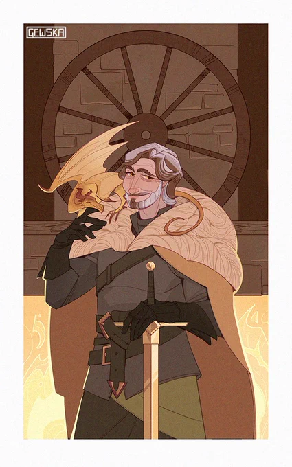 The Wheel of FortuneDnD tarot c0mmissi0n for @/sammycast7 on insta#dnd #dungeonsanddragons #dndart #tarotcards 