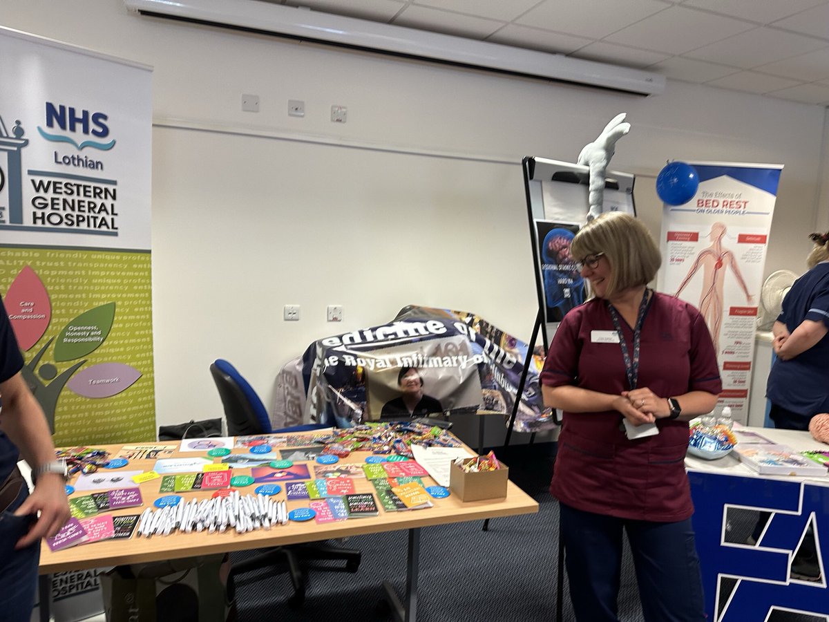 @NHS_Lothian @jcshad @PeterJa86236502 @gillian_mcauley @jenwatters74 @LTriseliotis fantastic day at Royal Infirmary Edinburgh! Teams were so impressive and very proud of their services which they presented incredibly well to the potential 200 interested applicants who came along